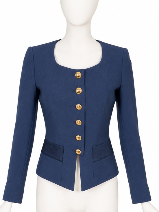 Sonia Rykiel Paris Jackets & Blazers - Sonia Rykiel Vintage Women’s Gold Button Blazer - size 36